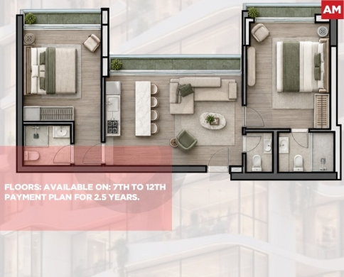Under construction apartment/Payment plan for 2.5 years/FASSOUH-BEIRUT/فسوح/REF#AM142272