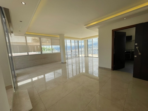 Duplex Apartment with 180° Sea & Mountain View For Rent in Achrafieh, Saydeh