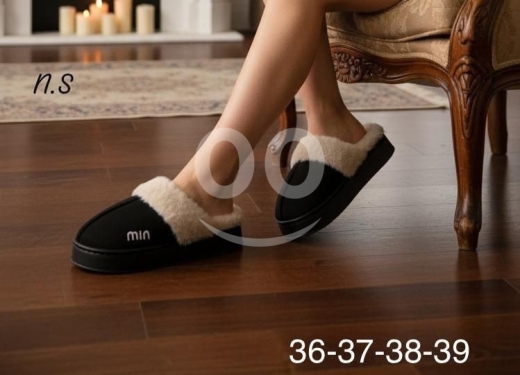 حذاء نسائي شتوي مبطن بالفرو | Women's Fur-Lined Winter Slides - Unmatched Comfort & Warmth — 8