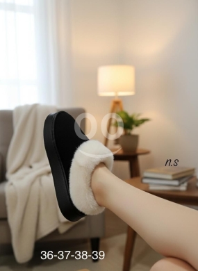 حذاء نسائي شتوي مبطن بالفرو | Women's Fur-Lined Winter Slides - Unmatched Comfort & Warmth — 2