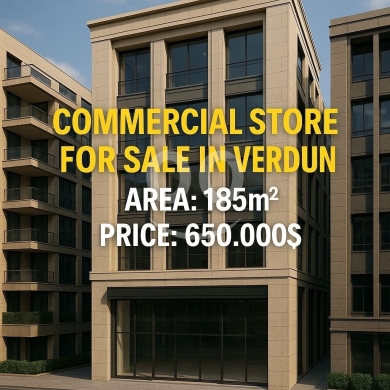 Commercials for sale in Verdun - محل 185م² على الشارع الرئيسي في فردان للبيع