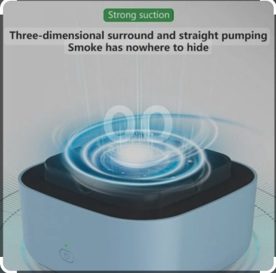 Home & Garden in Verdun - منفضة سجائر ذكية ومنقي هواء إلكتروني مع قرص عطر | Smart Air Purifier Ashtray with Aroma Tablet