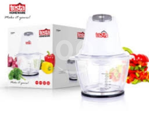 فرامة تيستا 300 واط بوعاء زجاجي 600 مل | Testa Chopper 300 Watt with 600ml Glass Bowl — 2