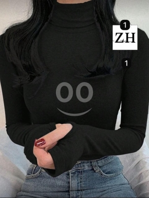 الملابس، الأحذية والزينة في أبو سمرا - بادي نسائي شتوي بياقة عالية - ناعم وأنيق | Women&#039;s Winter Turtleneck Top - Soft & Elegant