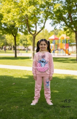 طقم بيجامة بناتي قطيفة ديزني | Girls' Plush Minnie Mouse PJ Set — 3