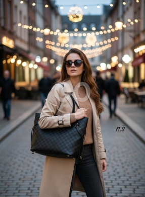 حقيبة يد نسائية كلاسيكية سوداء فاخرة | Classic Luxury Black Women's Tote Bag — 8