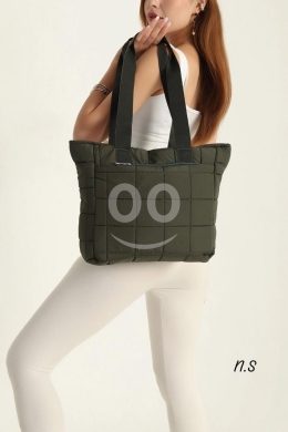 حقيبة كتف نسائية مبطنة عصرية - تشكيلة جديدة | Trendy Quilted Women's Tote Bag - New Colle… — 4