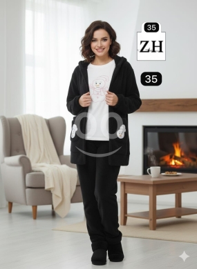 بيجاما نسائية شتوية من الفرو الناعم | Soft Women's Winter Fleece Pajama Set — 2