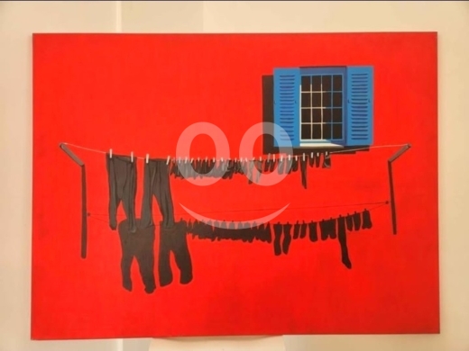 Dégagement de la maison dans Hazmieh - 120cm x 90cm real Painting on canvas by a university art student