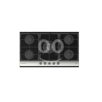 Kitchen appliances in Ajaltoun - مسطح كامبوماتيك بلت إن 90 سم 5 شعلات زجاج وستانلس ستيل أمان كامل | Campomatic Built-In Flat Hob 90cm