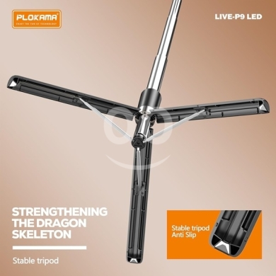 Plokama LIVE-P9 LED Selfie Stick Tripod 170cm with Remote — 2