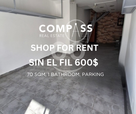 Commercials for rent in Sin el-Fil - Shop for rent sin el fil Prime location