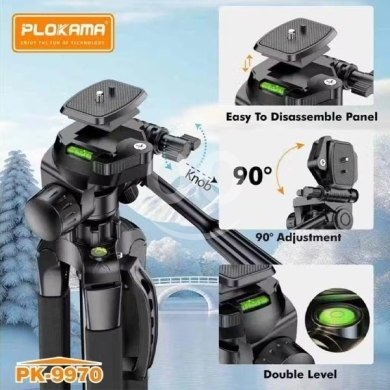 الكاميرات ومعدات الاستوديو في بوشريه - Plokama PK-9930 & PK-9970 Professional Tripods for Cameras & Mobile Phones