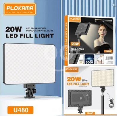 Mobile accessories dans Bouchrieh - Plokama U480 & U480 Pro 20W LED Fill Light Rechargeable Photography Light