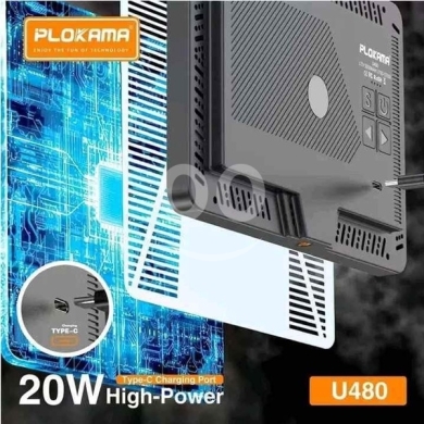 Plokama U480 & U480 Pro 20W LED Fill Light Rechargeable Photography Light — 3