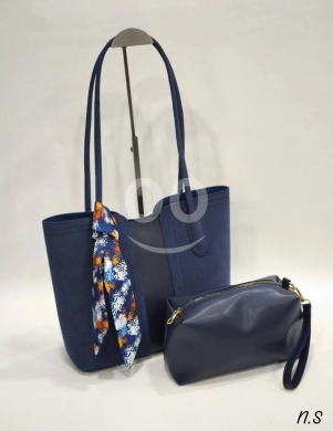 طقم حقيبة يد نسائية فاخرة مع محفظة صغيرة أنيقة | Luxury Women's Handbag Set with Stylish … — 3