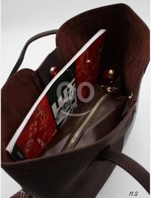 طقم حقيبة يد نسائية فاخرة مع محفظة صغيرة أنيقة | Luxury Women's Handbag Set with Stylish … — 6