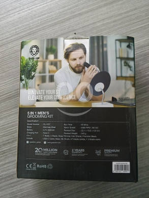 Mobile accessories in Tripoli - طقم العناية الشخصية المتكامل 5 في 1 للرجال من Green Lion | Green Lion 5 in 1 Men&rsquo;s Grooming Kit