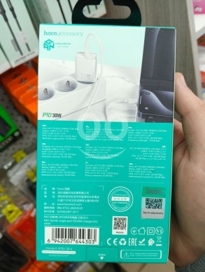 شاحن هوكو السريع بقوة ٣٠ واط بتقنية GaN | HOCO N62 PD 30W GaN Fast Charger — 2