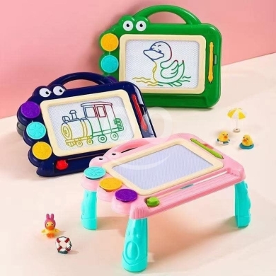 Gaming Console & Accessories in Achrafieh - طاولة الرسم المغناطيسية التعليمية | 2-in-1 Magnetic Drawing Board & Table $8