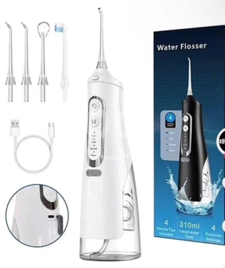 Santé & Beauté dans Achrafieh - خيط أسنان مائي 310 مل مع 4 رؤوس تنظيف و4 إعدادات ضغط | Water Flosser 310ml