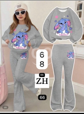 بيجاما بناتي "ستيتش" ناعمة وكيوت | Super Soft and Cute Girls' Stitch Pajama Set — 2