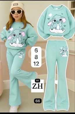 بيجاما بناتي "ستيتش" ناعمة وكيوت | Super Soft and Cute Girls' Stitch Pajama Set — 6