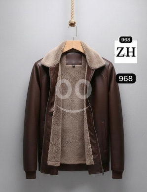 جاكيت جلد رجالي فاخر جودة عالية | Premium High-Quality Men's Leather Jacket — 7