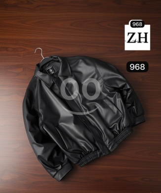 جاكيت جلد رجالي فاخر جودة عالية | Premium High-Quality Men's Leather Jacket — 6