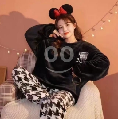 بيجاما فرو نسائية ثقيلة ودافئة | Ultra-Warm Heavy Women's Faux Fur Pajamas — 2