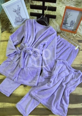 Clothes, Footwear & Accessories in Loussiya - بيجامة فرو 3 قطع