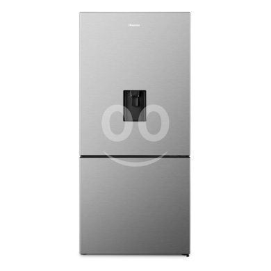 Kitchen appliances in Jounieh - ثلاجة هايسنس فريزر سفلي 504 لتر فضي مع موزع ماء | Hisense Bottom Freezer Fridge 504L RB5P504NMI3