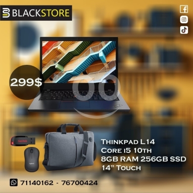Computers Parts & Software Accessories in Tripoli - Lenovo ThinkPad L14 Gen 1 Touch - Core i5 10th Gen, 8GB RAM, 256GB SSD