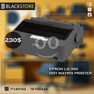 Computers Parts & Software Accessories in Tripoli - Epson LQ-350 Dot Matrix Printer - Compact, Fast, and Reliable 24-Pin Printing