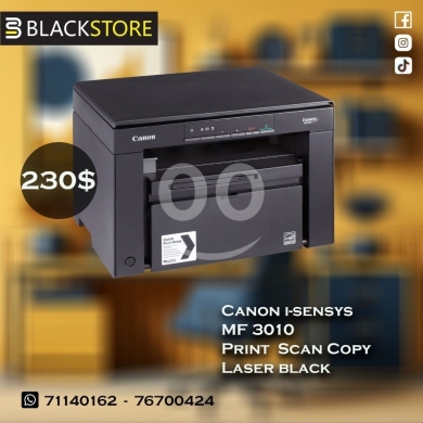 قطع غيار الكمبيوتر وملحقات البرامج في طرابلس - Canon i-SENSYS MF3010 3-in-1 Mono Laser Printer