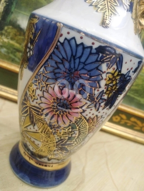 فاز بورسلان صيني أنتيك ستيل ساتسوما مذهب | Antique Chinese Porcelain Satsuma Style Gilded… — 2