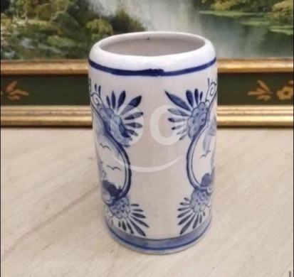 ماغ بورسلان هولندي أنتيك ديلفت بلو أصلي | Antique Dutch Delft Blue Porcelain Mug Hand Pai… — 2