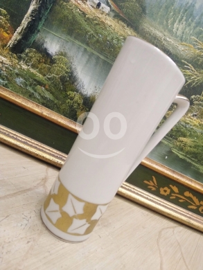 فاز بورسلان ألماني ملكي بافاريا مذهب 22 قيراط | Antique Royal Bavaria German Porcelain Va… — 3