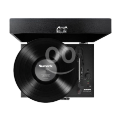 مشغل أسطوانات فينيل نيومارك PT01 محمول مع بطارية قابلة للشحن | Numark PT01 Touring Portable Vinyl Pl