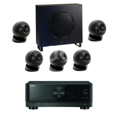 Audio et stéréo dans Achrafieh - نظام مسرح منزلي كاباس Eole 4 مع ريسيفر ياماها RX-V4A | Cabasse Eole 4 5.1 System & Yamaha RX-V4A