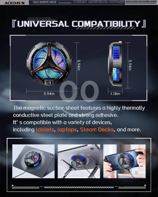 Tablet magnetic cooler — 6