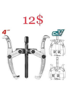 Outils et matériaux de bricolage dans Tripoli - TOTAL 100mm (4") Heavy-Duty 3-Jaw Gear Puller - Professional Cr-V Steel (THTGP344)