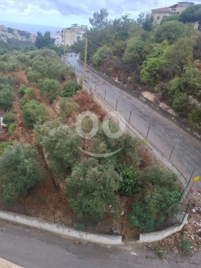 Lands for sale in Bchamoun - Prime Investment Land for Sale in Bashamoun (Al-Yahoudiya) - Hay Al-Kroum | Sea & Mountain View