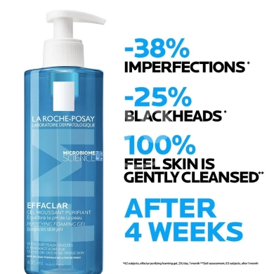 غسول لاروش بوزيه إيفاكلار جل رغوي منقي للبشرة الدهنية | La Roche-Posay Effaclar Gel Clean… — 2