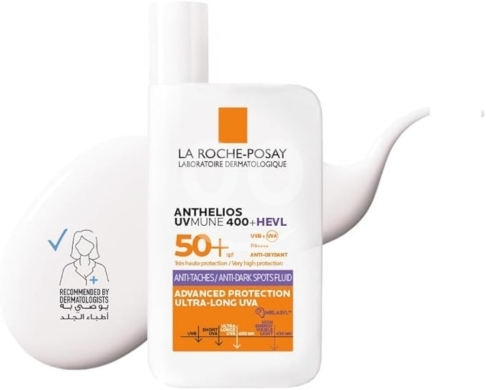 Health & Beauty in Beirut City - واقي شمس لاروش بوزيه أنثيليوس UVMUNE 400 سائل شفاف SPF50+ | La Roche-Posay UVMUNE 400 Fluid