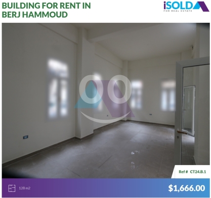 Other real estate in Borj Hammoud - 128m2 2 floors building 4rent in Berj Hammoud-مبنى للإيجار في برج حمودCT24B1