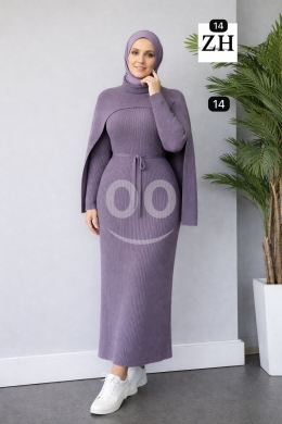 الملابس، الأحذية والزينة في أبو سمرا - توينز نسائي راقي (فستان مع بلوزة كاب) | Elegant Women&#039;s Twin Set (Dress & Cape Top)