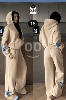 الملابس، الأحذية والزينة في أبو سمرا - سيت نسائي عصري "جينز" بنقشة النجوم | Trendy Women&#039;s Denim Set with Star Pattern