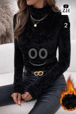 بادي فرو ناعم نسائي دافئ وأنيق | Elegant Women's Soft Faux Fur Bodysuit — 2