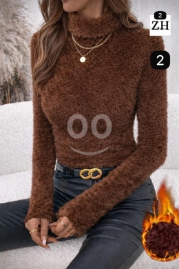 بادي فرو ناعم نسائي دافئ وأنيق | Elegant Women's Soft Faux Fur Bodysuit — 5